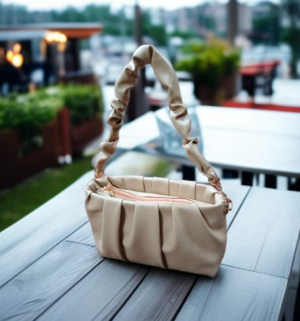 Elora Puff Bag | Chic Pleated Handbag for Women