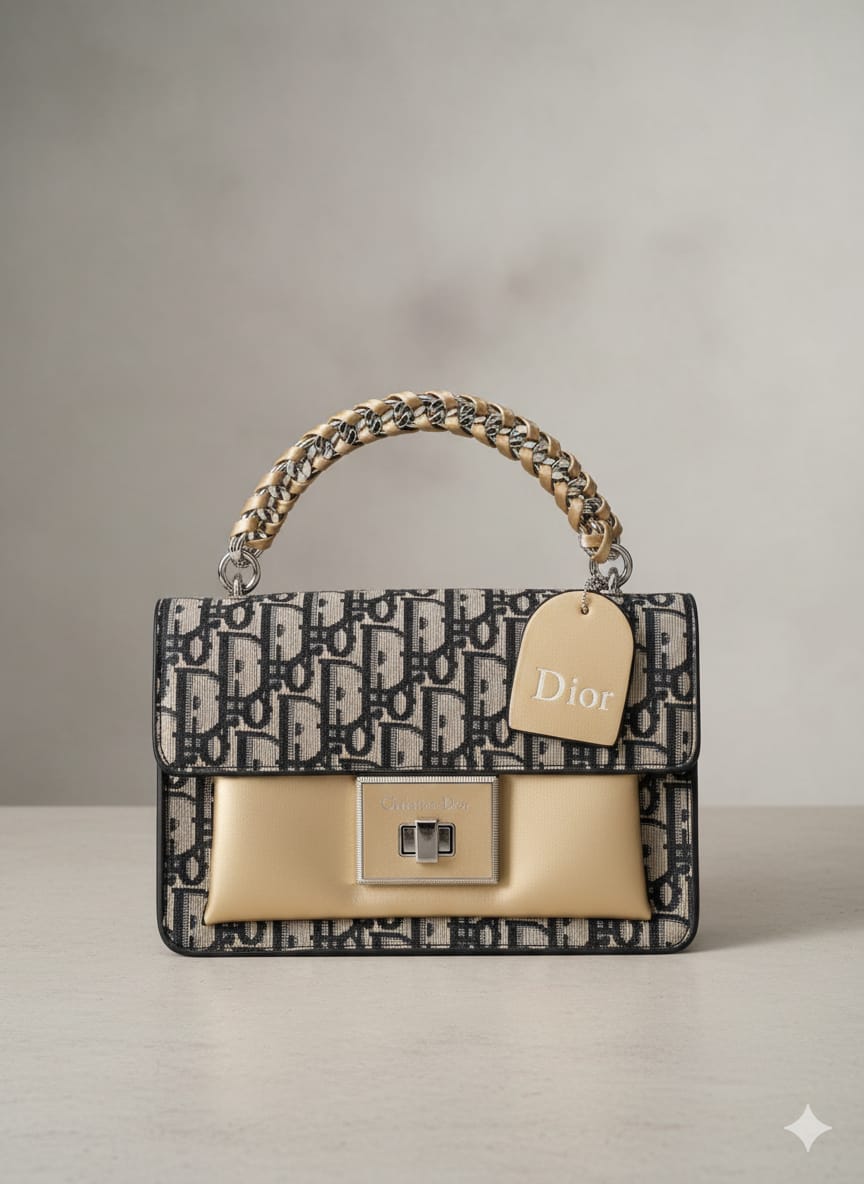 Dior-Inspired Luxury Handbag