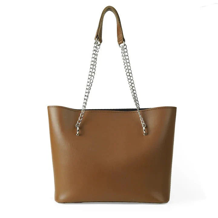 CHAIN STRAPS TOTE