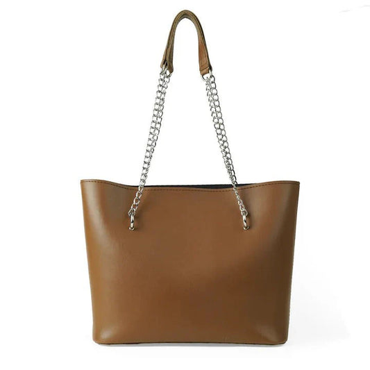 CHAIN STRAPS TOTE