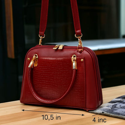 Wish Collection Elegant Double Zip Handbag for Women