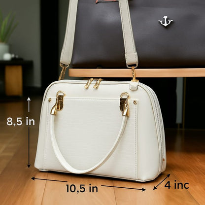 Wish Collection Elegant Double Zip Handbag for Women