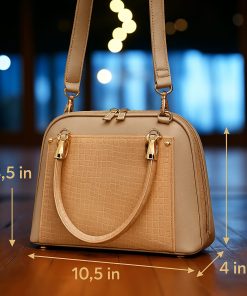 Wish Collection Elegant Double Zip Handbag for Women