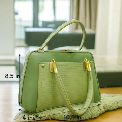 Wish Collection Elegant Double Zip Handbag for Women