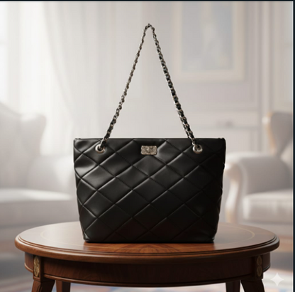 Cross Stitch Tote Bag | Premium Fluffy Feel with Matching Lining