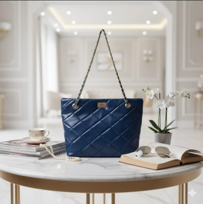 Cross Stitch Tote Bag | Premium Fluffy Feel with Matching Lining