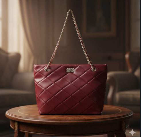 Cross Stitch Tote Bag | Premium Fluffy Feel with Matching Lining