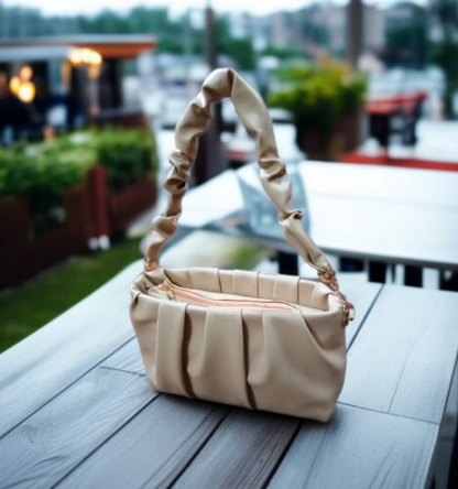 Elora Puff Bag | Chic Pleated Handbag for Women
