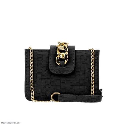 CRB Croco Stylish Chain Bag