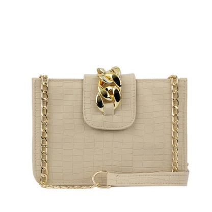 CRB Croco Stylish Chain Bag