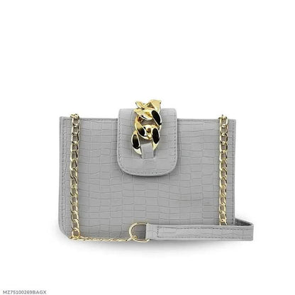 CRB Croco Stylish Chain Bag
