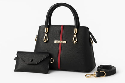Premium Handbag with Matching Pouch