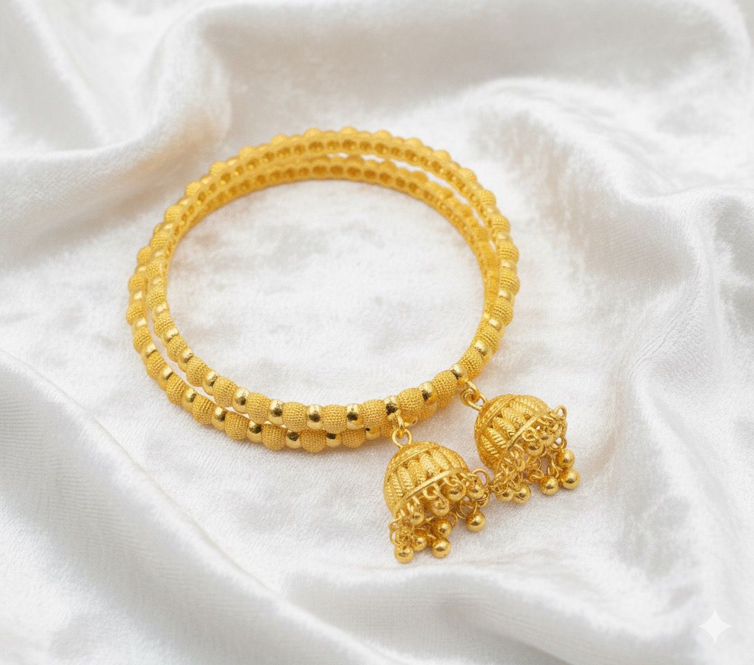 China Gold Jhumki Kara