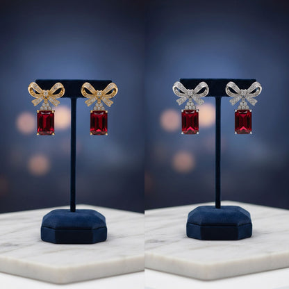 Trendy Bow Earrings