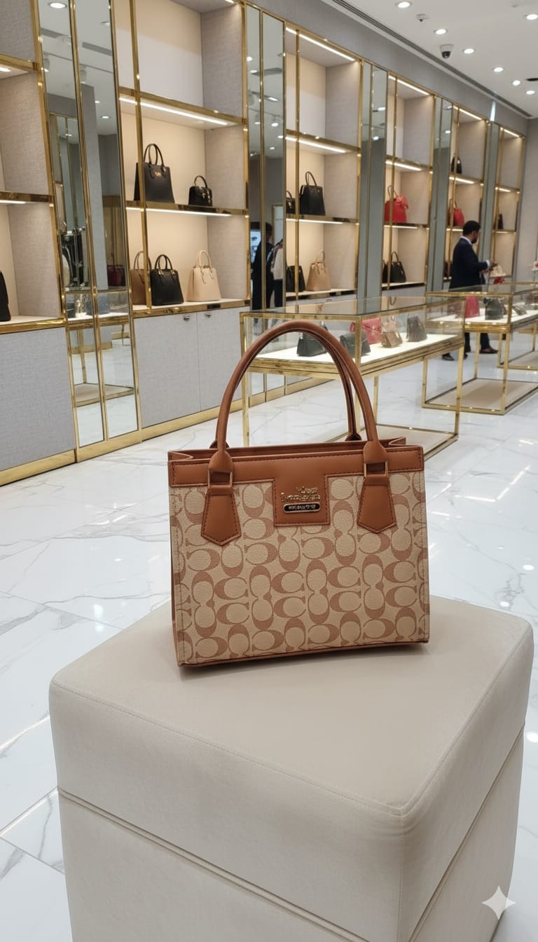 Classè Pattern Tote Handbag