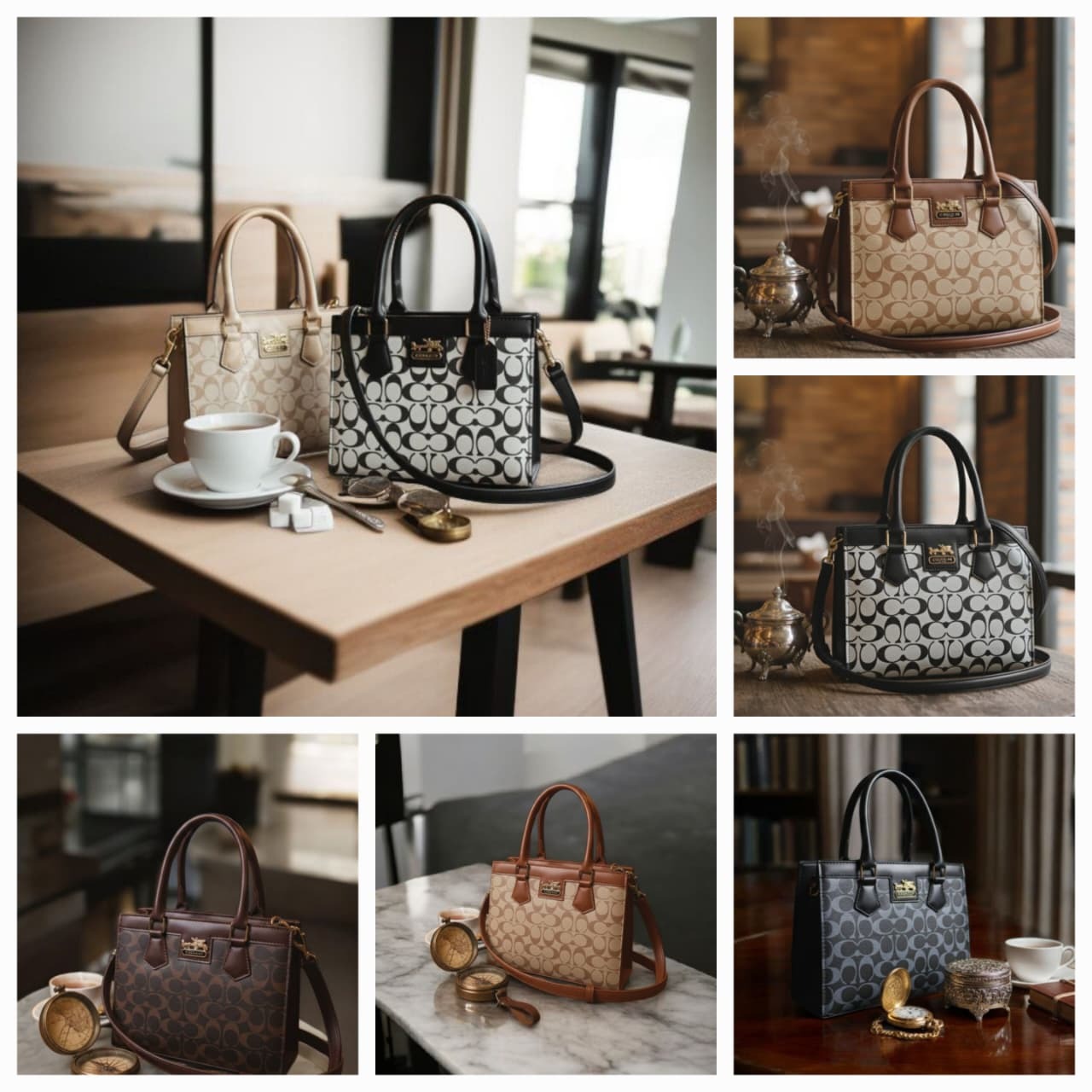 Classè Pattern Tote Handbag