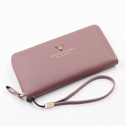 Stylish & High-Quality Ladies Wallet  | Double Zipper | Mobile & Cardholder