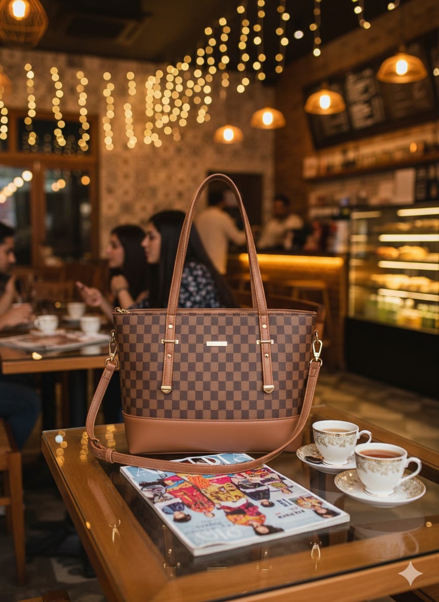 Moscow Tote – Premium Leather Look Shoulder Bag for Women