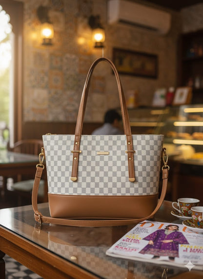 Moscow Tote – Premium Leather Look Shoulder Bag for Women