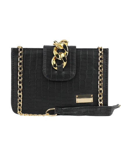CRB Croco Stylish Chain Bag