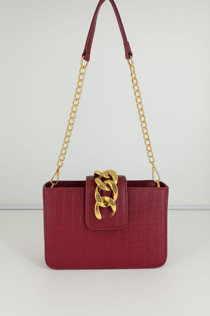 CRB Croco Stylish Chain Bag