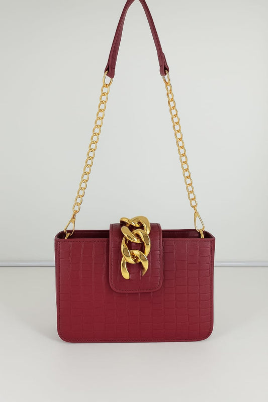 CRB Croco Stylish Chain Bag