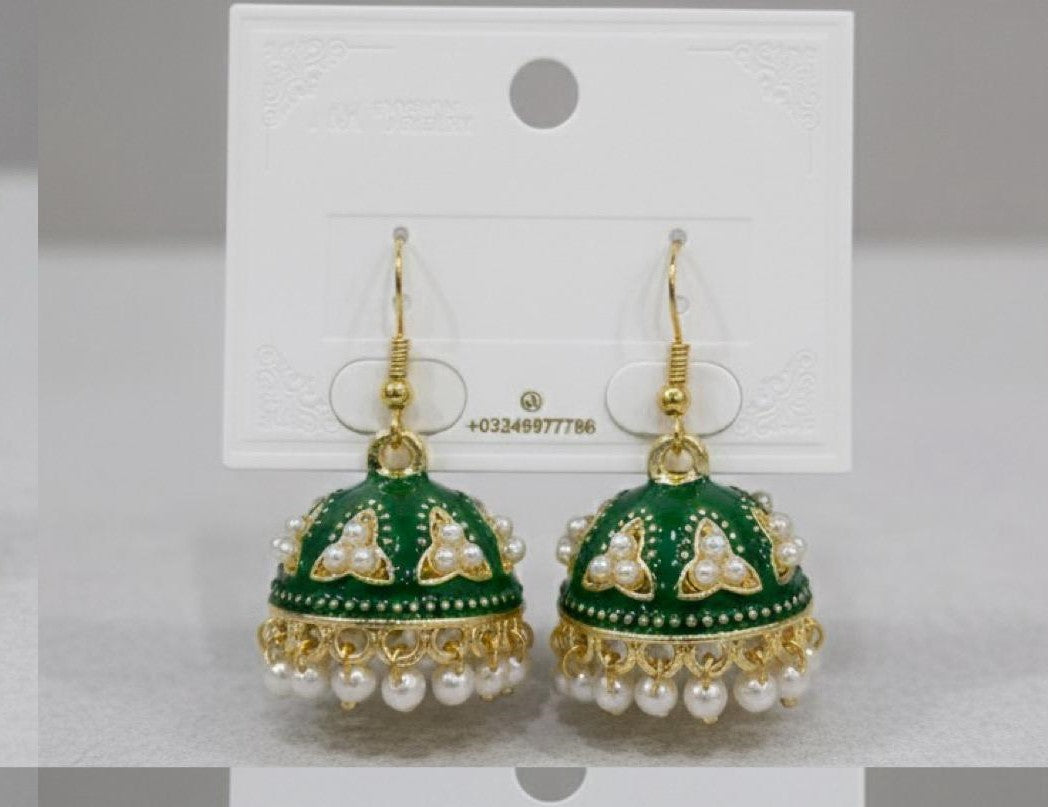 China Made Jhumki Earrings