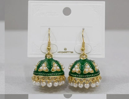 China Made Jhumki Earrings