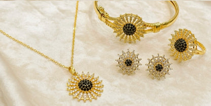 China Made Jewelry Combo Set | Bracelet, Pendant, Earrings & Ring |