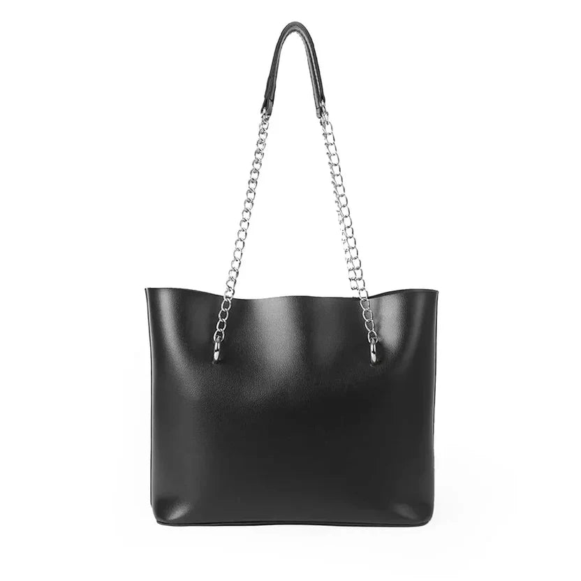 CHAIN STRAPS TOTE